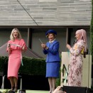 11. juni: Dronning Sonja åpner det nye Nasjonalmuseet. Kongen og Kronprinsparet er også til stede for å markere åpningen av Nordens største kunstmuseum. Foto: Sara Svanemyr, Det kongelige hoff.